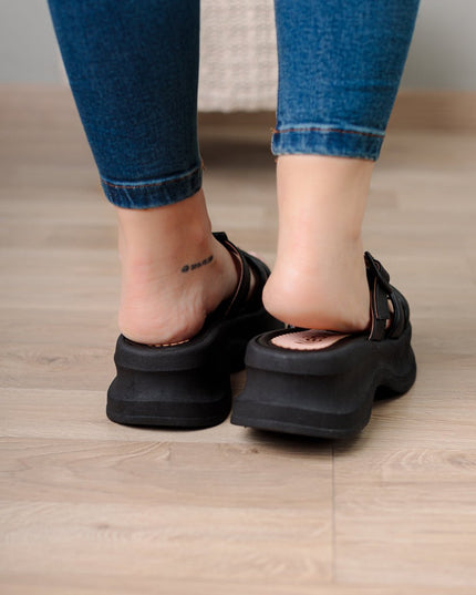 Sandalia Svetlana - Negro - Tienda Nébula