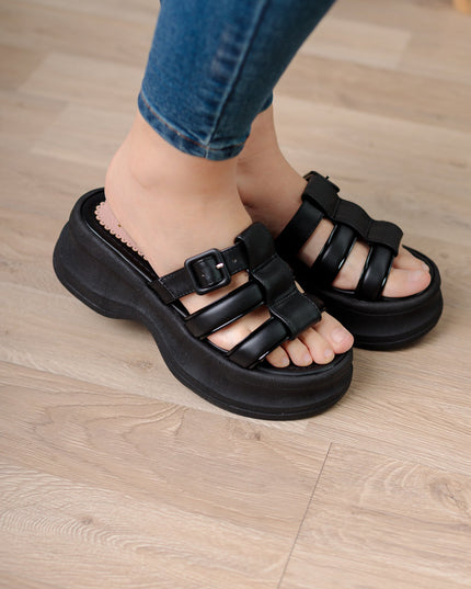 Sandalia Svetlana - Negro - Tienda Nébula