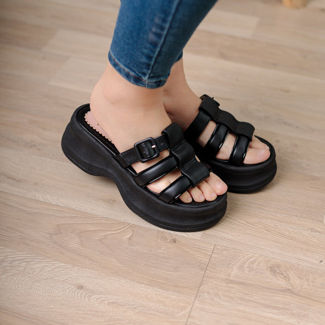 Sandalia Svetlana - Negro - Tienda Nébula