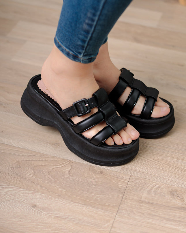 Sandalia Svetlana - Negro - Tienda Nébula