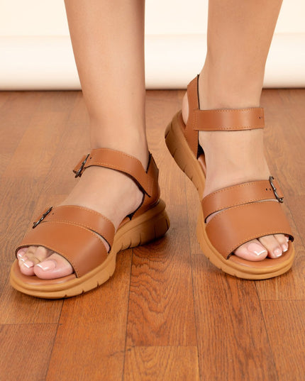 Sandalia Tamarah - Camel - Tienda Nébula