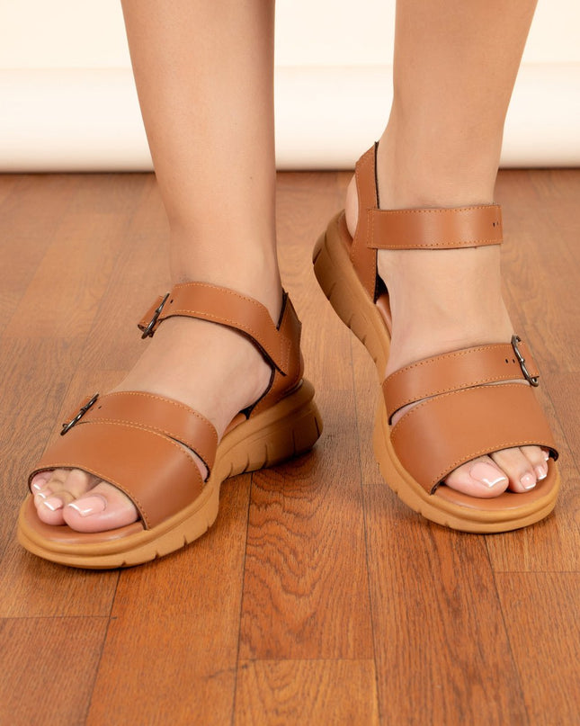 Sandalia Tamarah - Camel - Tienda Nébula