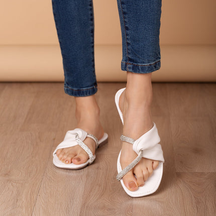 Sandalia Taskent - Blanco - Tienda Nébula