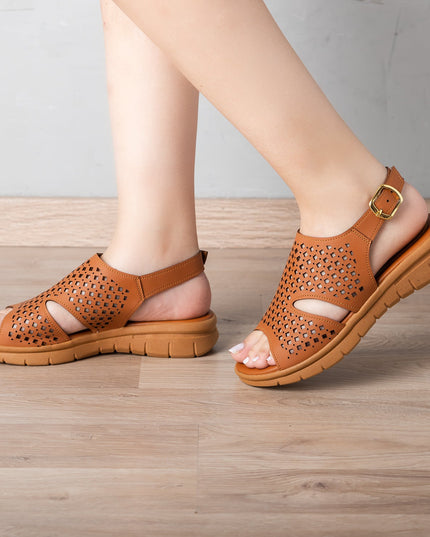 Sandalia Vanni - Camel - Tienda Nébula