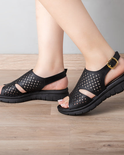 Sandalia Vanni - Negro - Tienda Nébula