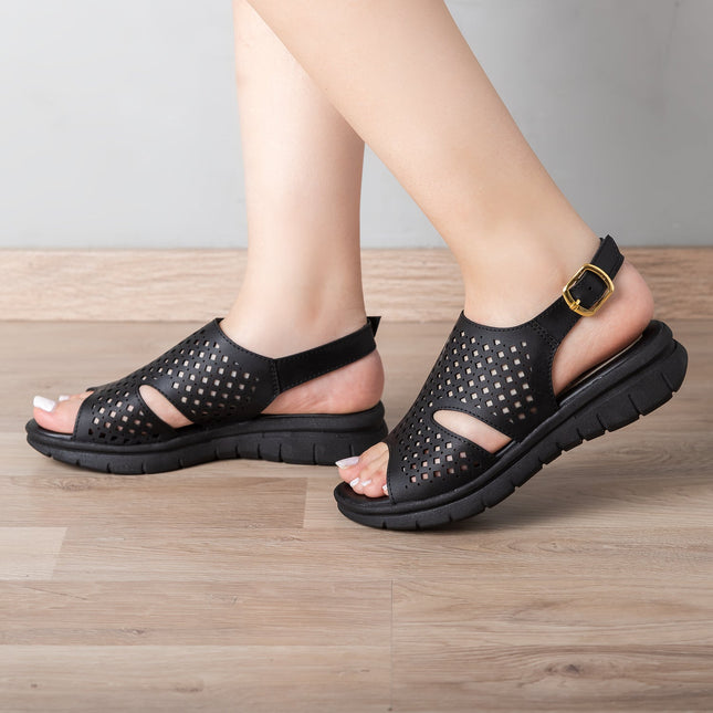 Sandalia Vanni - Negro - Tienda Nébula