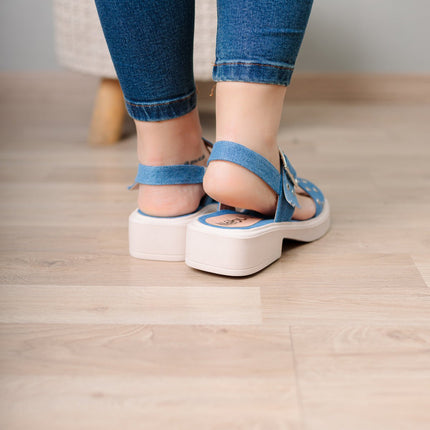 Sandalia Vastian - Denim - Tienda Nébula