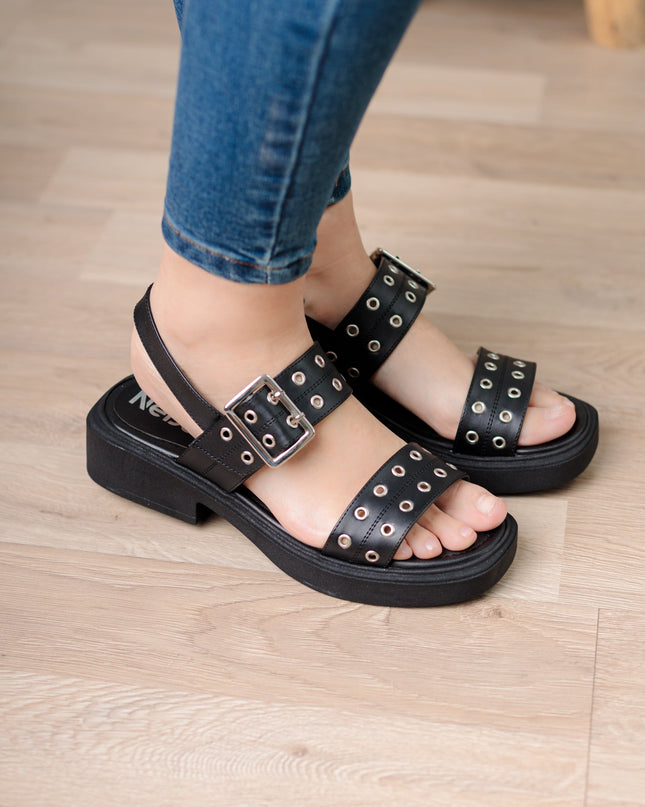 Sandalia Vastian - Negro - Tienda Nébula