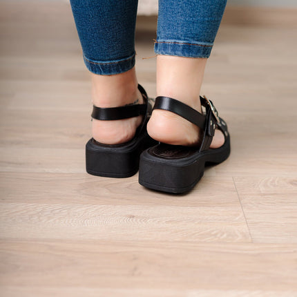 Sandalia Vastian - Negro - Tienda Nébula
