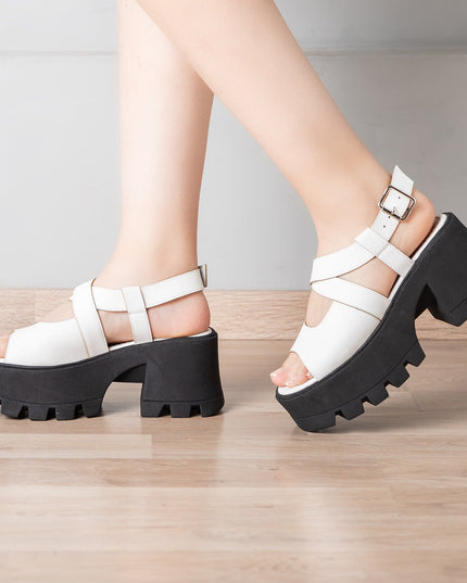 Sandalia Venus - Blanco - Tienda Nébula