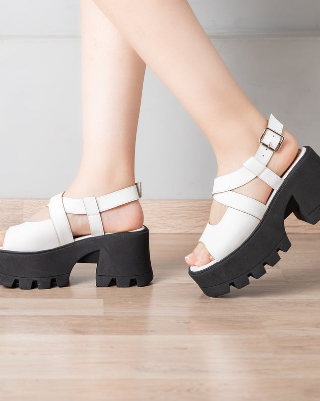 Sandalia Venus - Blanco - Tienda Nébula