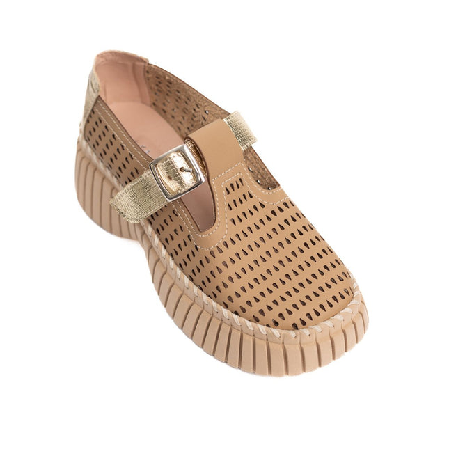 Sandalia Vesty - Camel - Tienda Nébula