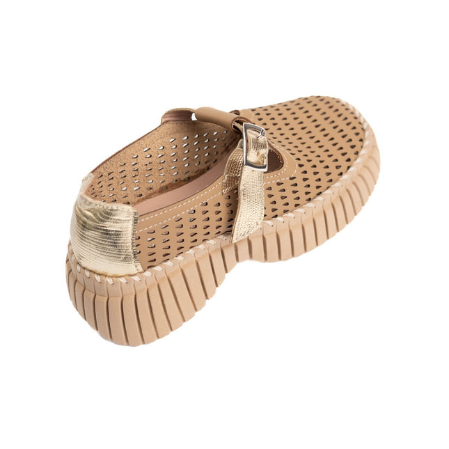 Sandalia Vesty - Camel - Tienda Nébula