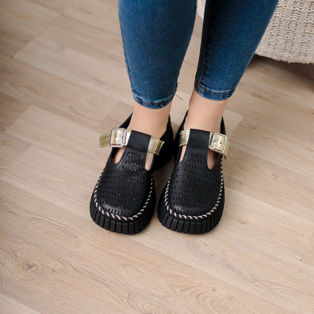 Sandalia Vesty - Negro - Tienda Nébula