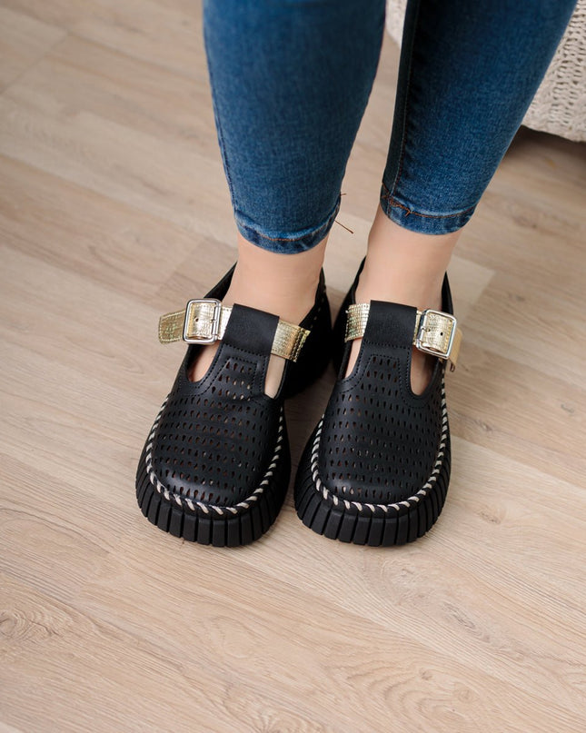 Sandalia Vesty - Negro - Tienda Nébula