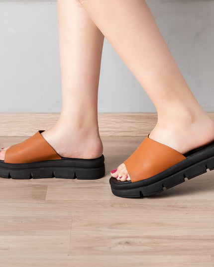 Sandalia Wesley - Camel - Tienda Nébula