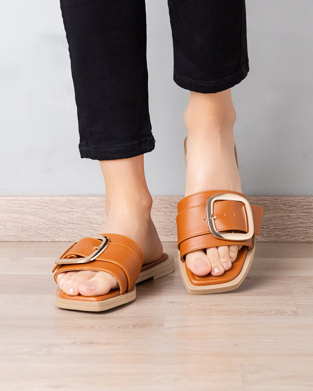 Sandalia Wilkens - Camel - Tienda Nébula