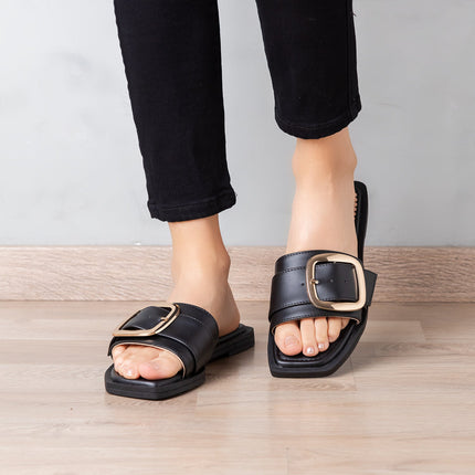 Sandalia Wilkens - Negro - Tienda Nébula