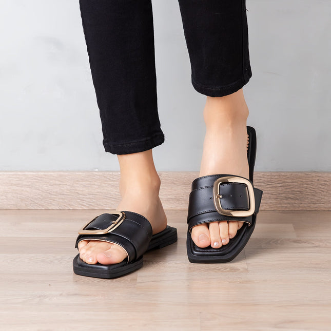 Sandalia Wilkens - Negro - Tienda Nébula