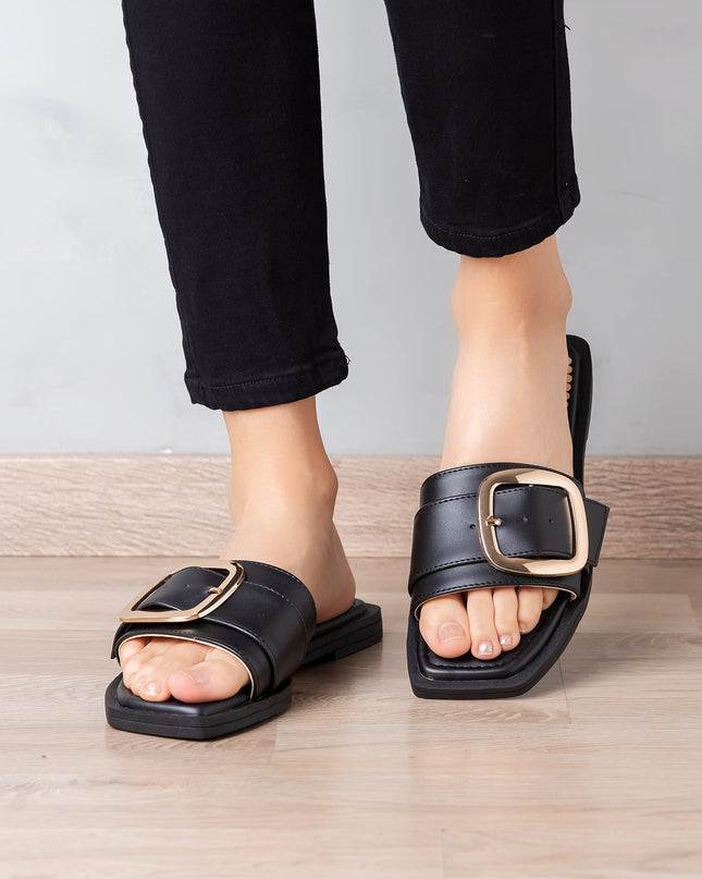 Sandalia Wilkens - Negro - Tienda Nébula