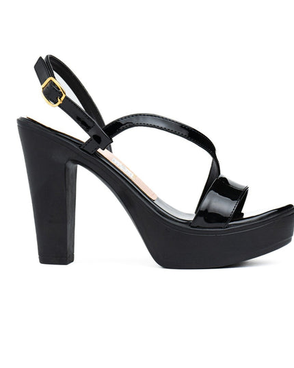 Sandalia Winny - Negro Charol - Tienda Nébula