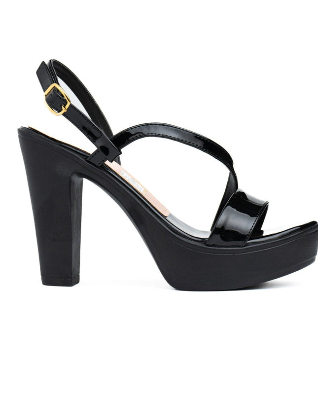 Sandalia Winny - Negro Charol - Tienda Nébula