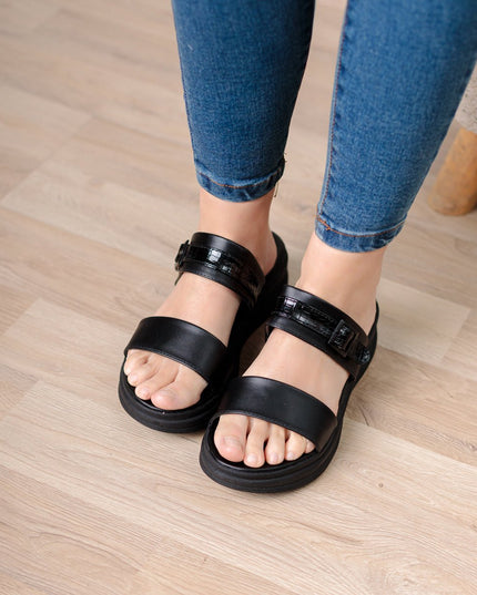 Sandalia Yubi - Negro - Tienda Nébula
