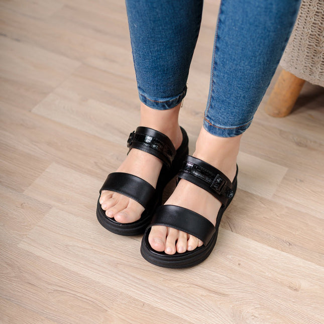 Sandalia Yubi - Negro - Tienda Nébula