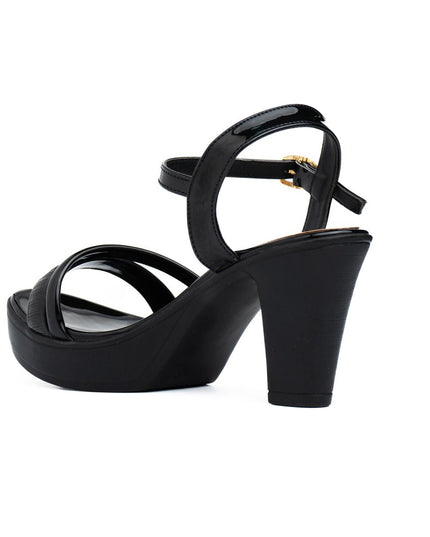 Sandalia Zandi - Negro Charol - Tienda Nébula