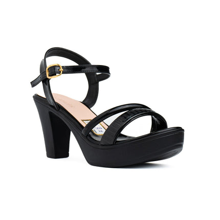 Sandalia Zandi - Negro Charol - Tienda Nébula