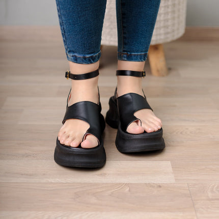 Sandalia Ziwya - Negro - Tienda Nébula
