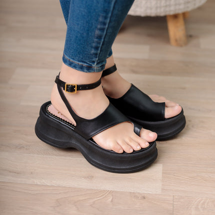 Sandalia Ziwya - Negro - Tienda Nébula