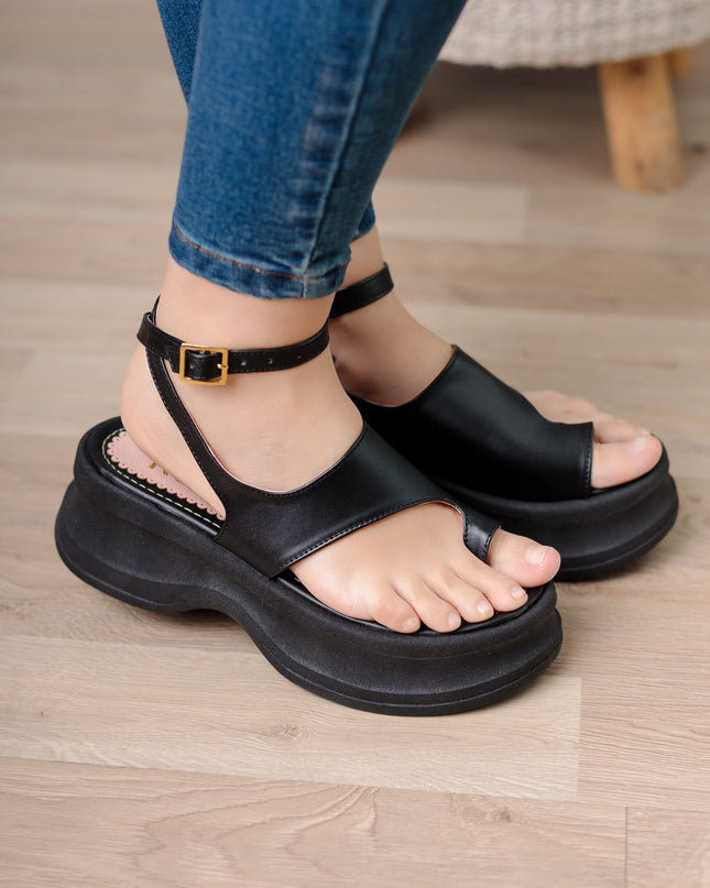 Sandalia Ziwya - Negro - Tienda Nébula