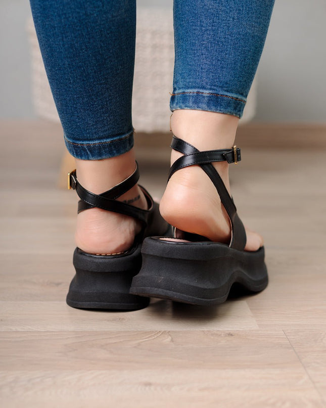 Sandalia Ziwya - Negro - Tienda Nébula