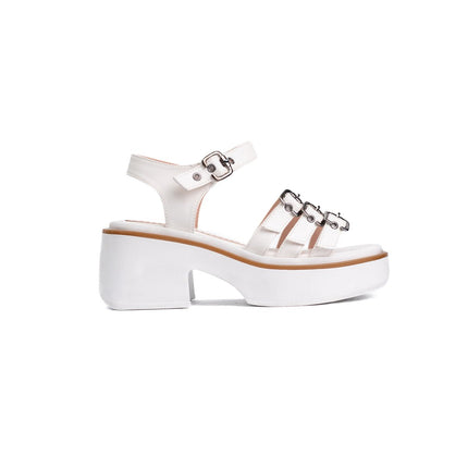 Sandalia Zlata - Blanco - Tienda Nébula