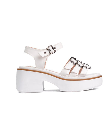 Sandalia Zlata - Blanco - Tienda Nébula