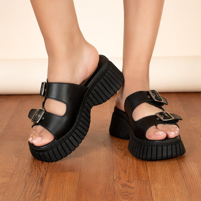 Sandalia Zoria - Negro - Tienda Nébula