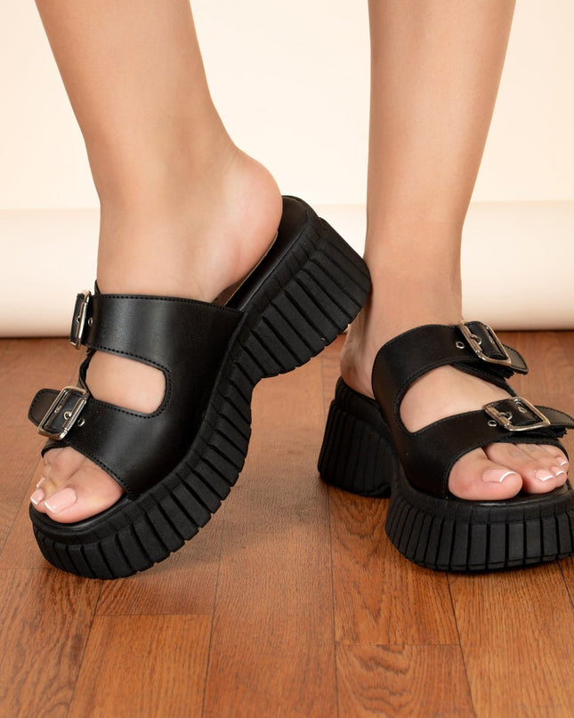 Sandalia Zoria - Negro - Tienda Nébula
