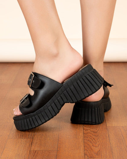 Sandalia Zoria - Negro - Tienda Nébula