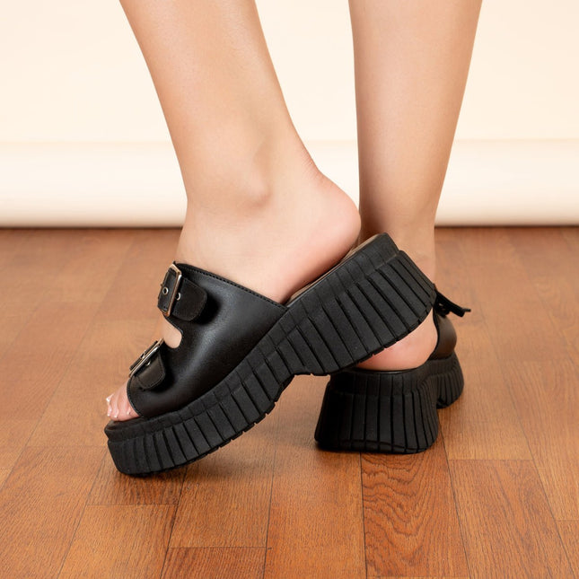 Sandalia Zoria - Negro - Tienda Nébula