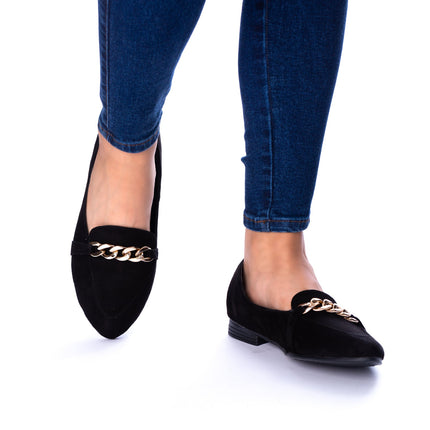 Sandalia Zurich - Negro Gamuza - Tienda Nébula