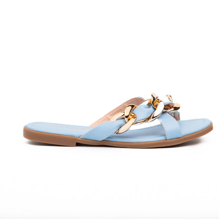 Sandalias Casuales Mujer Lagos - Celeste