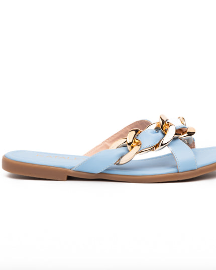 Sandalias Casuales Mujer Lagos - Celeste