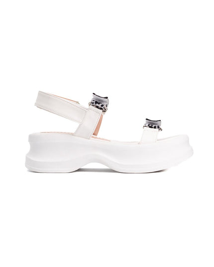 Sandalias Dusa - Blanco - Tienda Nébula
