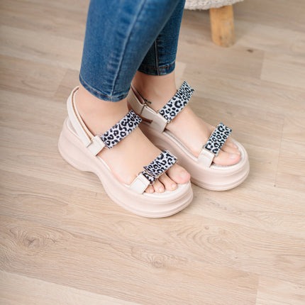 Sandalias Dusa - Hueso - Tienda Nébula