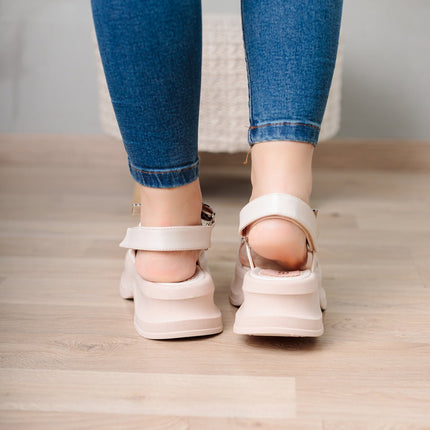 Sandalias Dusa - Hueso - Tienda Nébula
