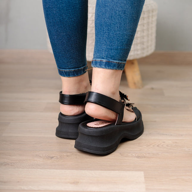 Sandalias Dusa - Negro - Tienda Nébula