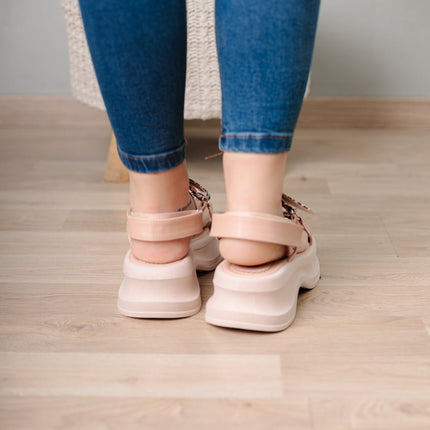Sandalias Dusa - Nude - Tienda Nébula