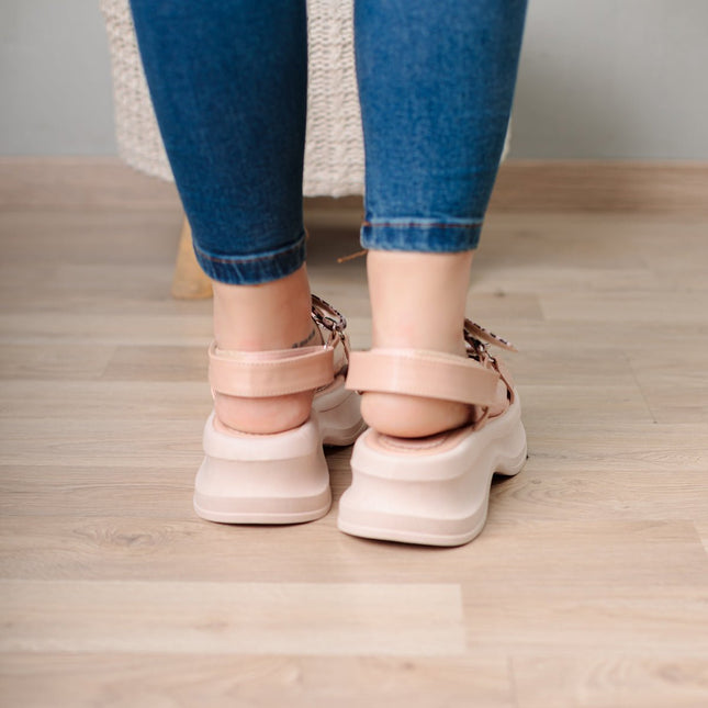 Sandalias Dusa - Nude - Tienda Nébula