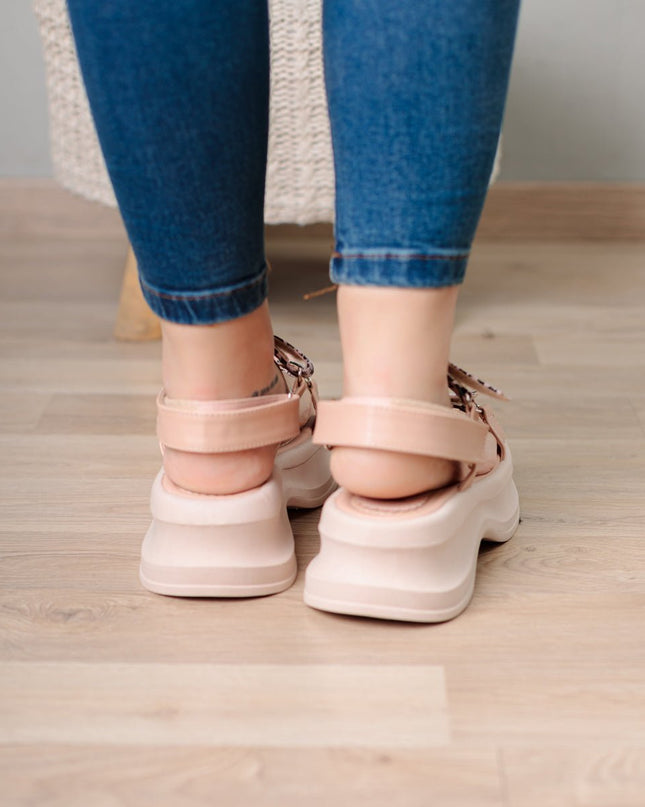 Sandalias Dusa - Nude - Tienda Nébula